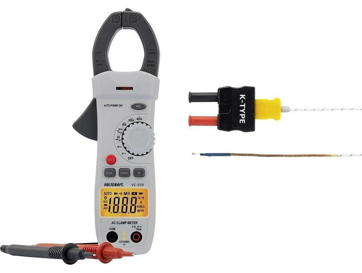 Voltcraft VC-519 Digitale stroomtang CAT III 600 V