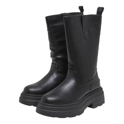 Stiefel BUFFALO "Buffalo Buffalo mars farmer boot", Damen, Gr. 41, schwarz, Kunstfaser, unifarben, Schuhe Stiefel