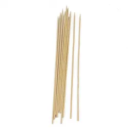 DayBays 40000 Stk. Saschlikspieße aus 100% Bambus 25 cm Rund mit Scharfe und Flache Spitze