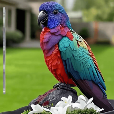 Uplift Curations Colorful Parrot Garden Stake Decor Bright Outdoor Bird Ornament For Lawn, Patio & Home Decoration Colorful Parrot Garden Stake Decor Bright Outdoor Bird Ornament For Lawn, Patio & Home Decoration
