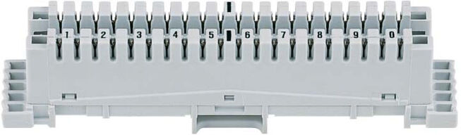 Corning LSA-Plus2 barre de connexion pour 10 DA avec code couleur DE620045695 (DE620045695)