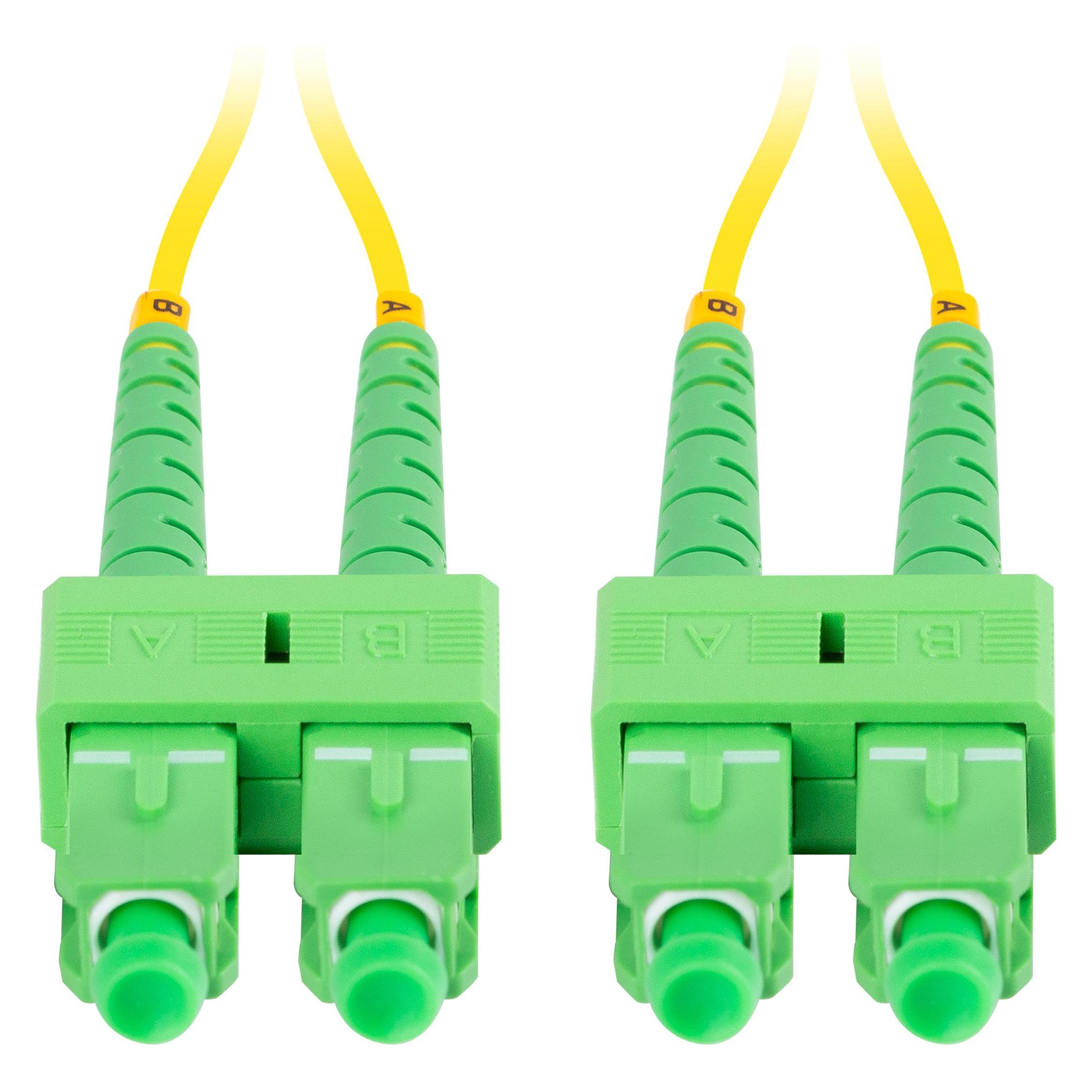 Lanberg Fiber Optic Patchcord Sm Sc (10 m) (FO-SASA-SD11-0100-YE)