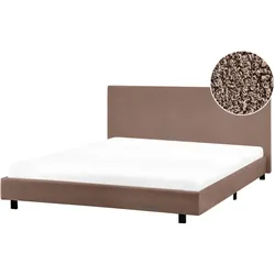 WASSERBETT Bouclé 180/200 cm Braun Albi