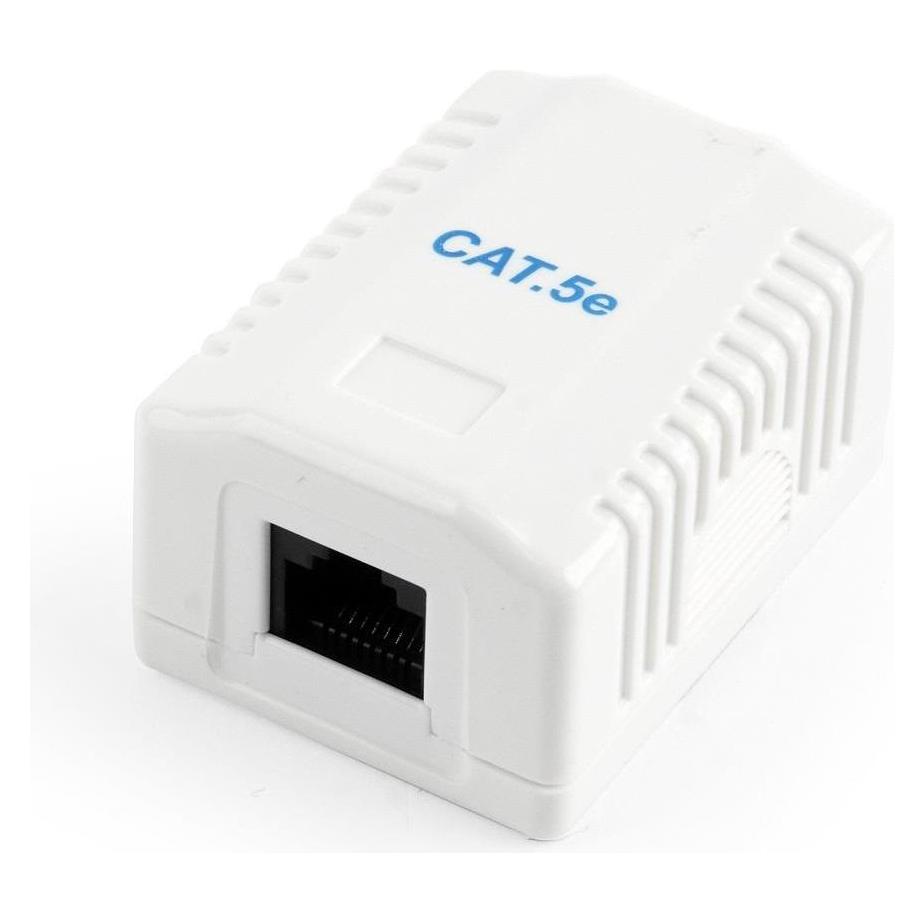Gembird CABLE ACC MOUNT BOX CAT5E/NCAC-1U5E-01 (NCAC-1U5E-01)