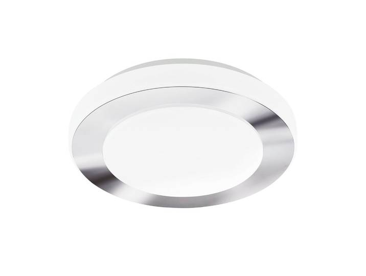 LED Carpi Plafonnier Ø 30cm 1100lm Blanc\, Chrome