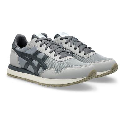 Sneaker ASICS SPORTSTYLE "TIGER RUNNER II", Damen, Gr. 40,5, grau (gravel, carrier grau), Synthetik, Schuhe Sneaker