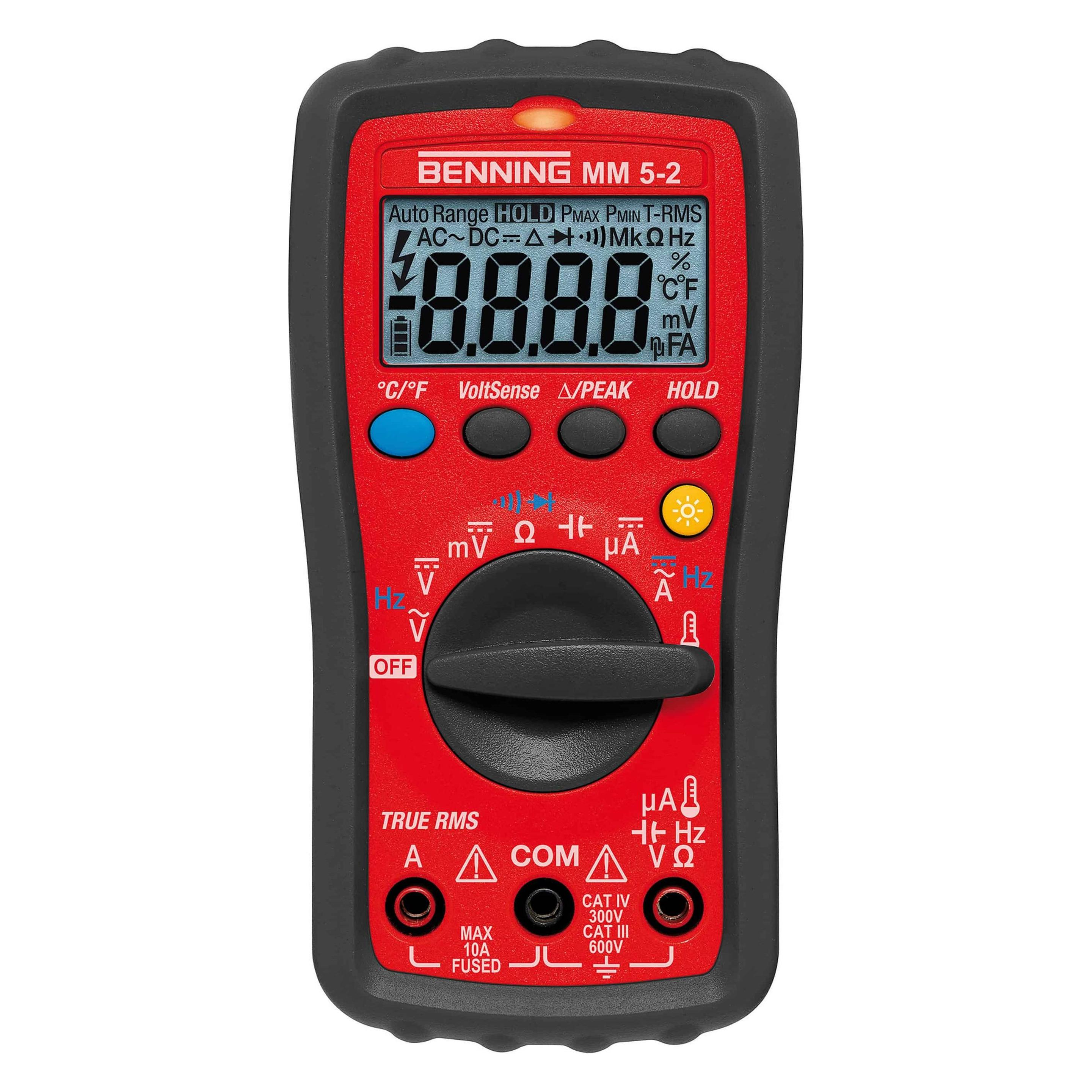 Benning Hand-Multimeter digital MM 5-2 (CAT III 600V, CAT IV 300V, Hand-Multimeter) (44071)