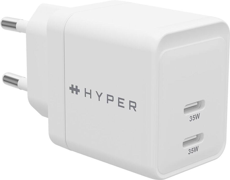 Hyperdrive Cargador HyperJuice 35W USB-C GaN. Blanco