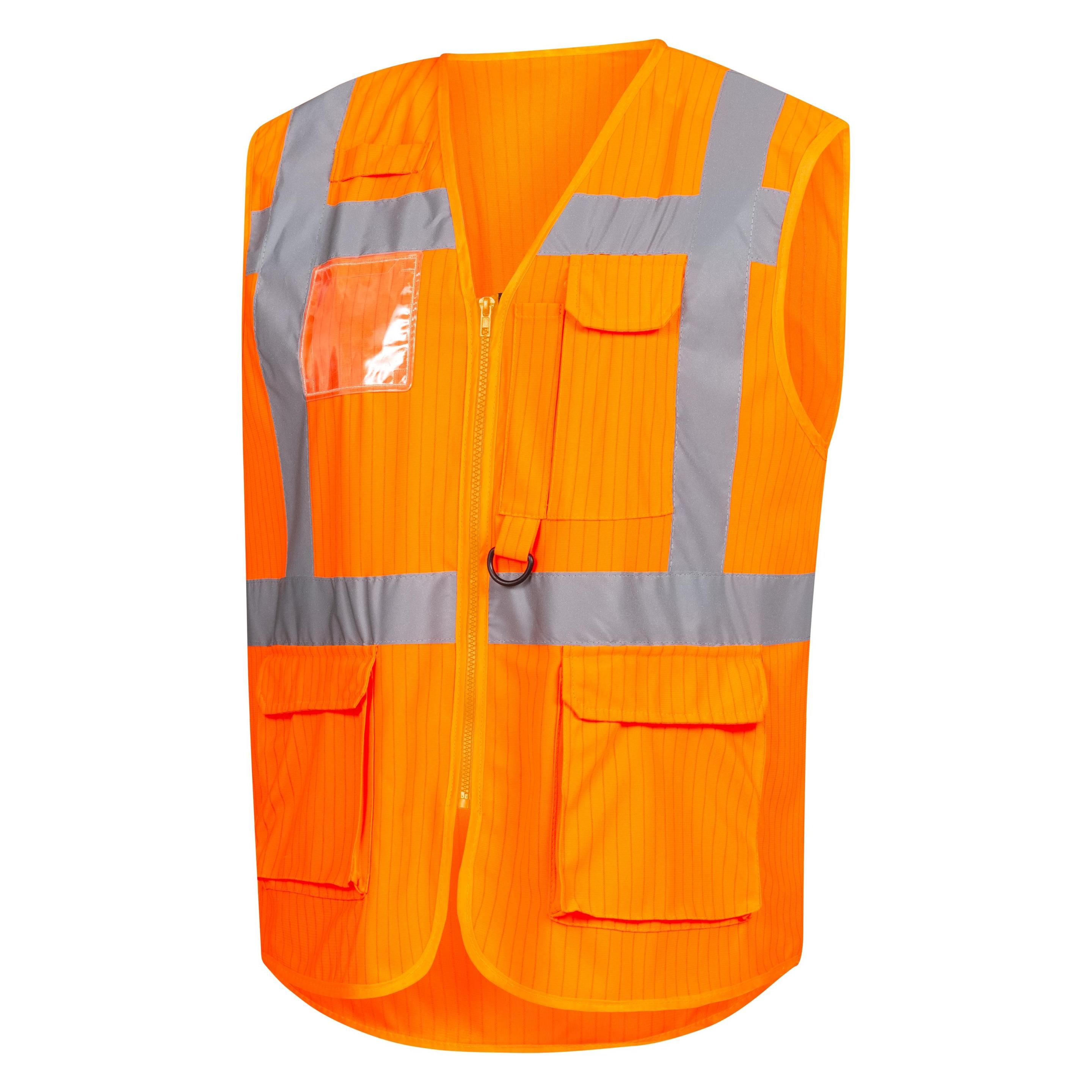 Nitras Warnweste 7118 Grösse XXL neonorange EN ISO 13688/EN ISO 20471/EN 1149 (XXL) (7118-4100-2XL)