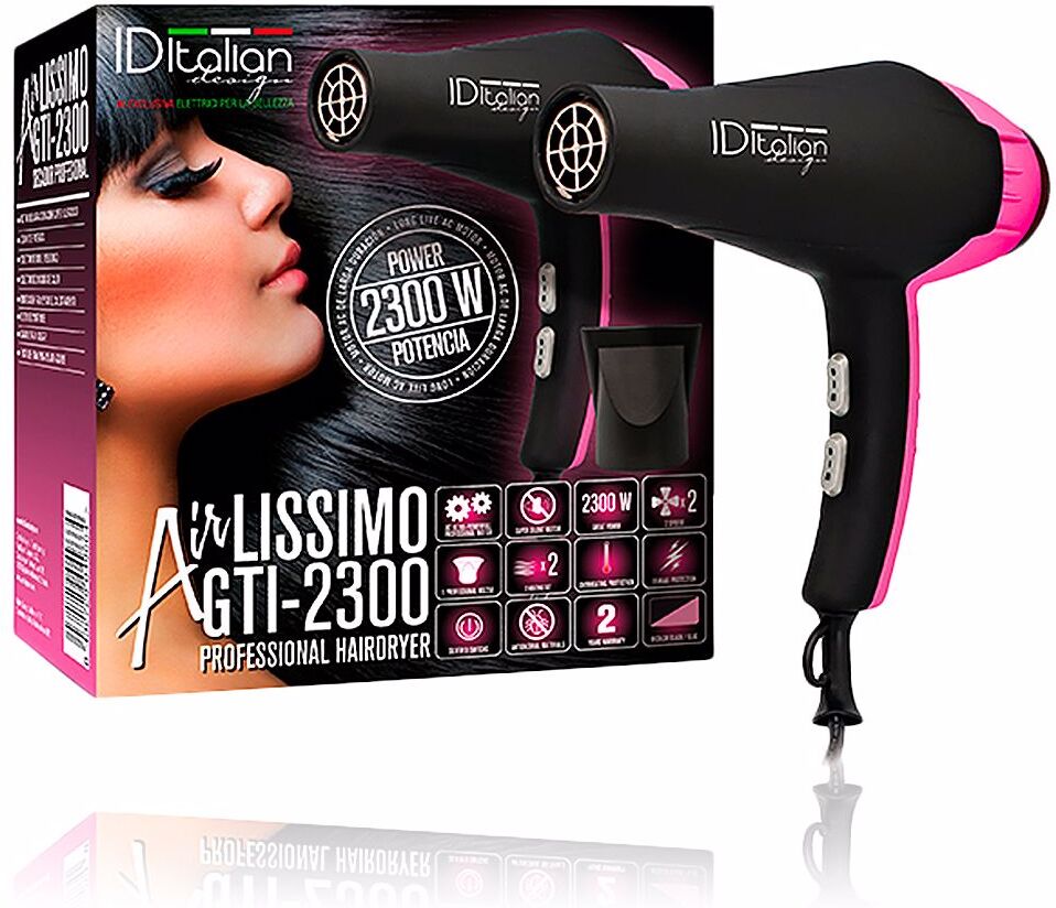 Id Italian Airlissimo Gti 2300 Hairdryer #rosa
