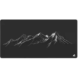 Sharkoon SKILLER SGP40 Mouse Mat (D16), Mausmatte, Weiss, Schwarz