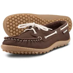 leguano moreccasin Barfußschuhe mokka- Gr. 39