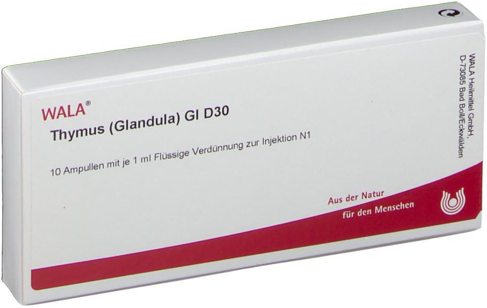 WALA Thymus Glandula GL D 30 Ampullen 10x1 ml
