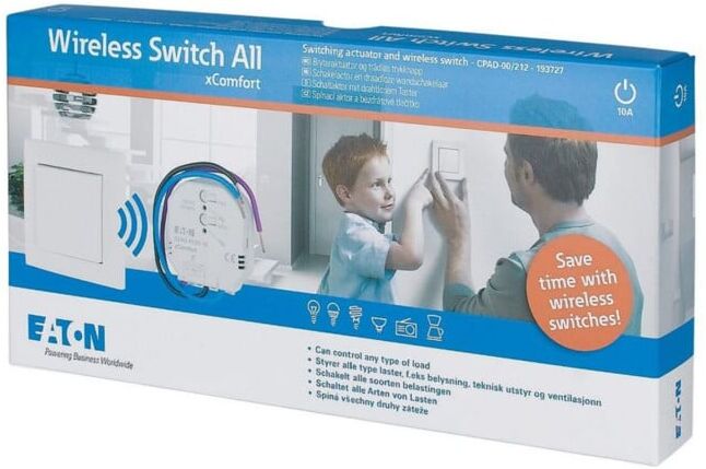 Eaton Pack de commande sans fil Wireless Switch All CPAD-00/212 préprogrammé (193727)