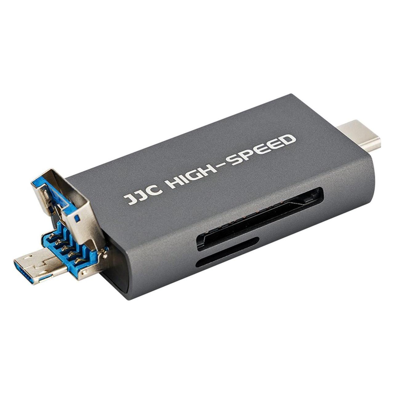 JJC CR UTC4AC USB 3.1 Card Reader Grey (USB 3.1) (35326008)