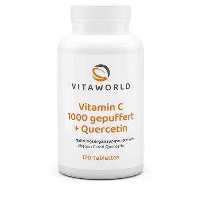 Vitamin C 1000 gepuffert+Quercetin Tabletten 120 St