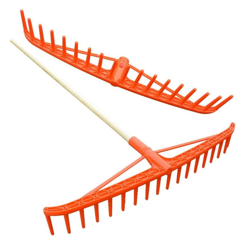Saska Garden Garden Hay Rake Pro Orange (66070836)