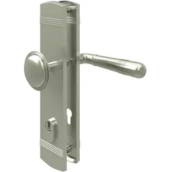 MS Beschläge PZ Sicherheitsbeschlag Schutzbeschlag Nickel matt Türbeschlag Knopf/Drücker 8/72