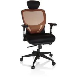 hjh OFFICE High End Bürostuhl VENUS BASE Stoff / Netzstoff mit Armlehnen