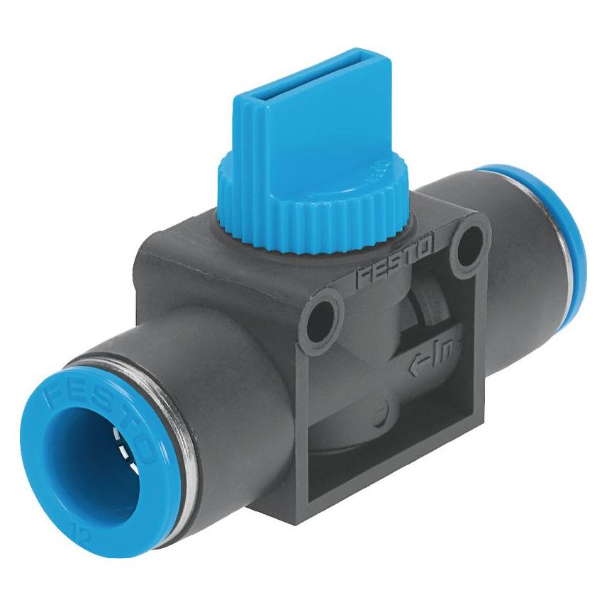 Festo 3/2 Shut-off Valve 8mm Push-in (HE-3-QS-8)