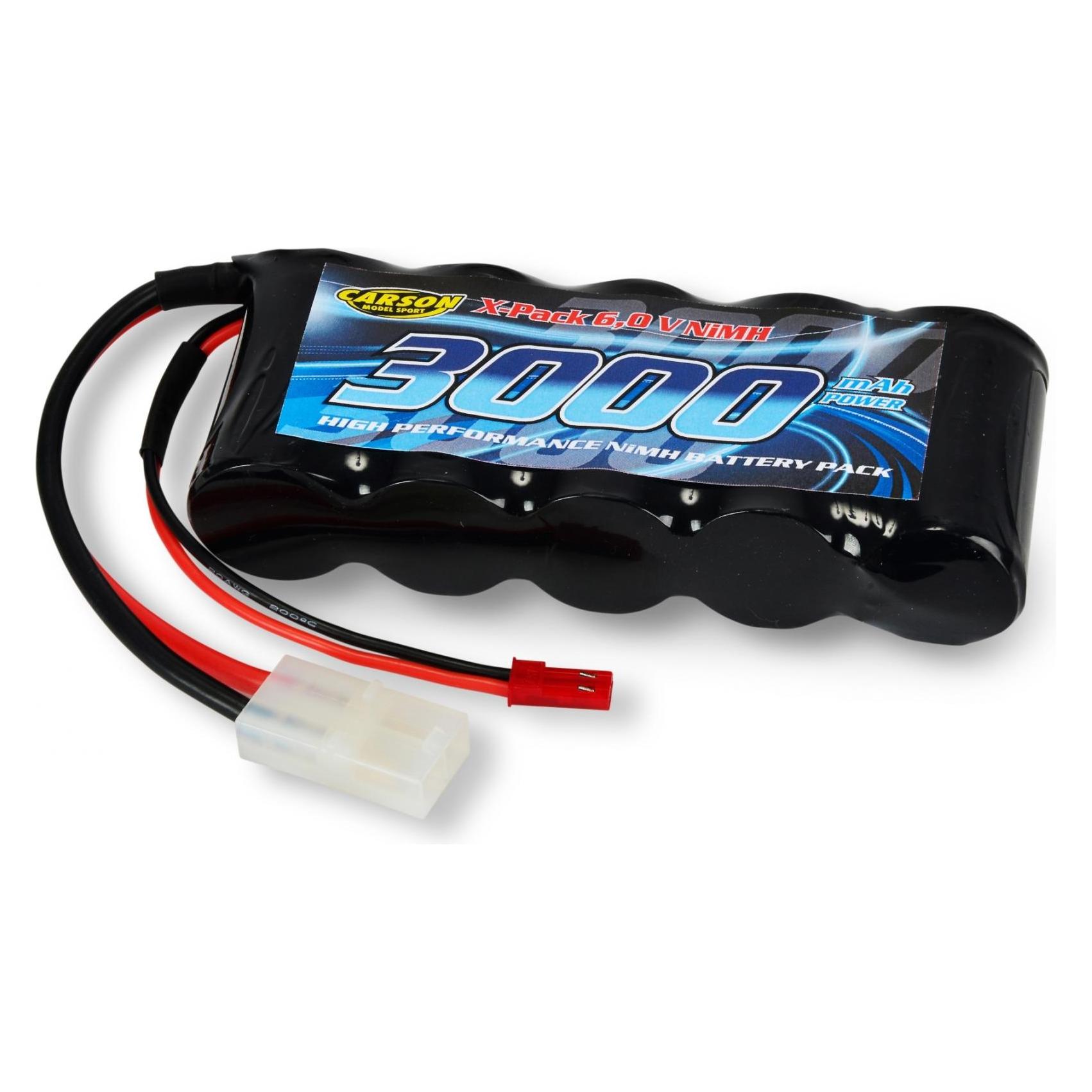 Carson Racingpack NiMH-RX-Pack-6V-SubC3000mAh-TAM/BEC (3000 mAh, 6 V) (500608142)