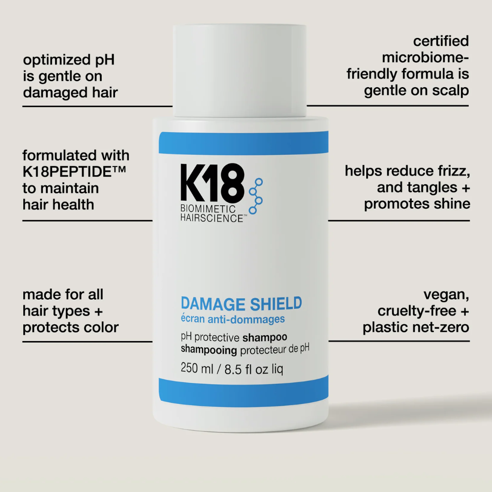 K18 Damage Shield pH Protective Shampoo Daily Cleanse 53mL