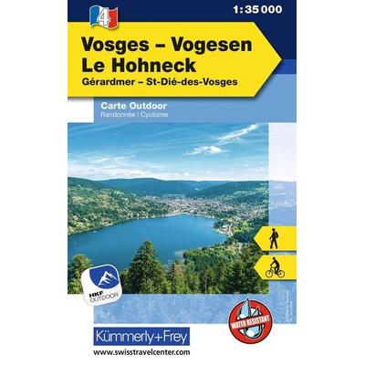 Kümmerly+Frey Outdoorkarte Vogesen / Vosges, Le Hohneck 1:35.000, Sonstige von , Kümmerly+Frey, 978-3-259-00748-8