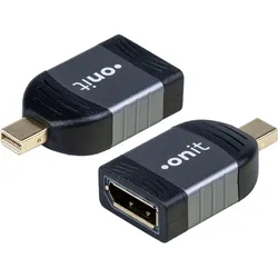 4x Onit Adapter Mini-DisplayPort - DisplayPort (DisplayPort), Video Adapter, Gold