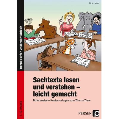 Sachtexte lesen und verstehen - leicht gemacht, Taschenbuch von Birgit Holzer, Persen Verlag in der AAP Lehrerwelt GmbH, 978-3-8344-3000-7