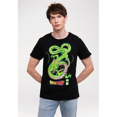 T-Shirt LOGOSHIRT "Dragonball Z - Shenlong", Herren, Gr. XXL, schwarz, 100% Baumwolle, bedruckt, normal, Rundhals, Shirts T-Shirt, mit lizenziertem Print