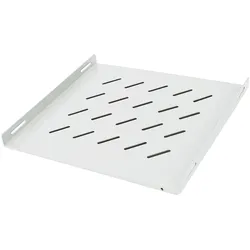 Dsit Fachboden für 600mm Tiefe Outdoor Serverschränke – 1 HE, Serverschrank Zubehör, Weiss