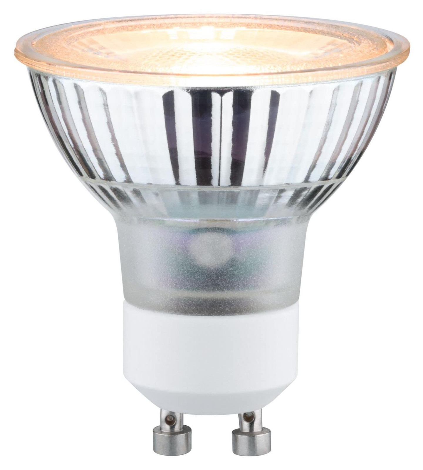 Paulmann LED-reflector, zilver, 230V, GU10, 4,3W, 320lm, 2200K warm wit