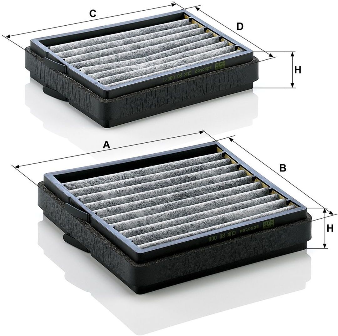 Mann-Filter Filtro cabina CUK 20 000-2