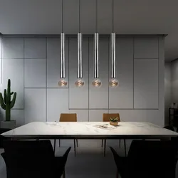 Pendelleuchte Nickel matt Pendelleuchte 4 flammig Hängelampe design, Höhe anpassbar, Metall Skandinavisch, 4x E27 Fassungen, BxHxT 70x150x9cm