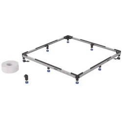 Kaldewei Duschwannen-Fußrahmen FR Plus bis 90 x 90 cm, anpassbar, 530000180000