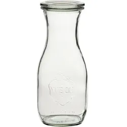 WECK Flasche 4-tlg., mit Deckel, Dichtungsring, Klammer, Inhalt: 0,50 Liter