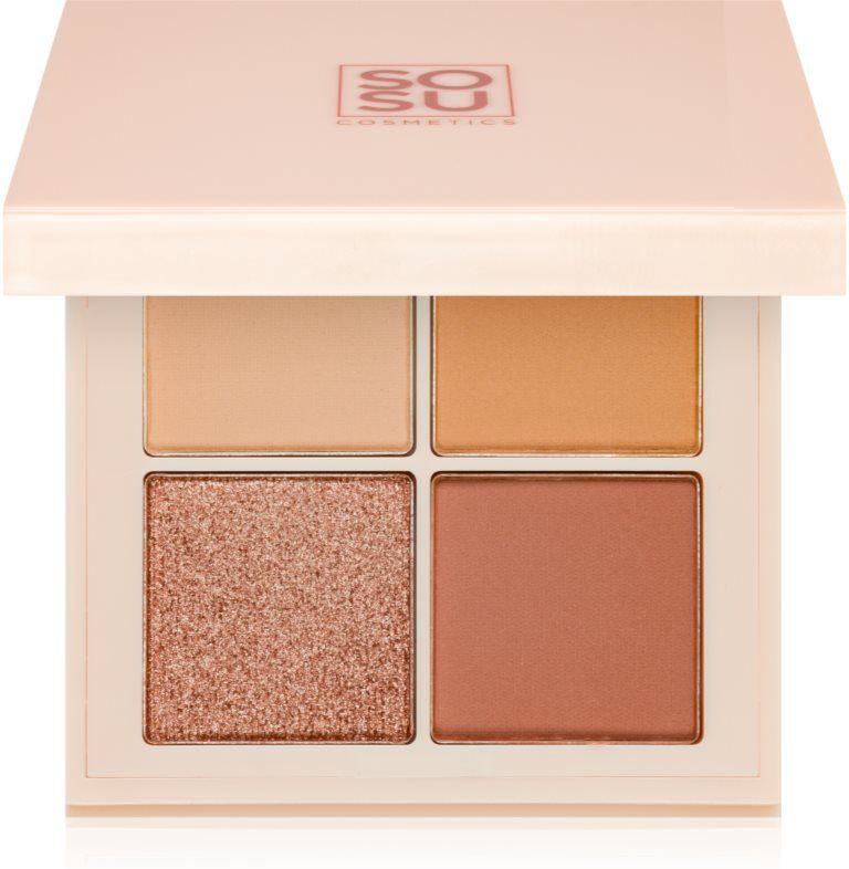 SOSU Cosmetics Eyeshadow Quad eyeshadow palette shade Nude 4.8 g