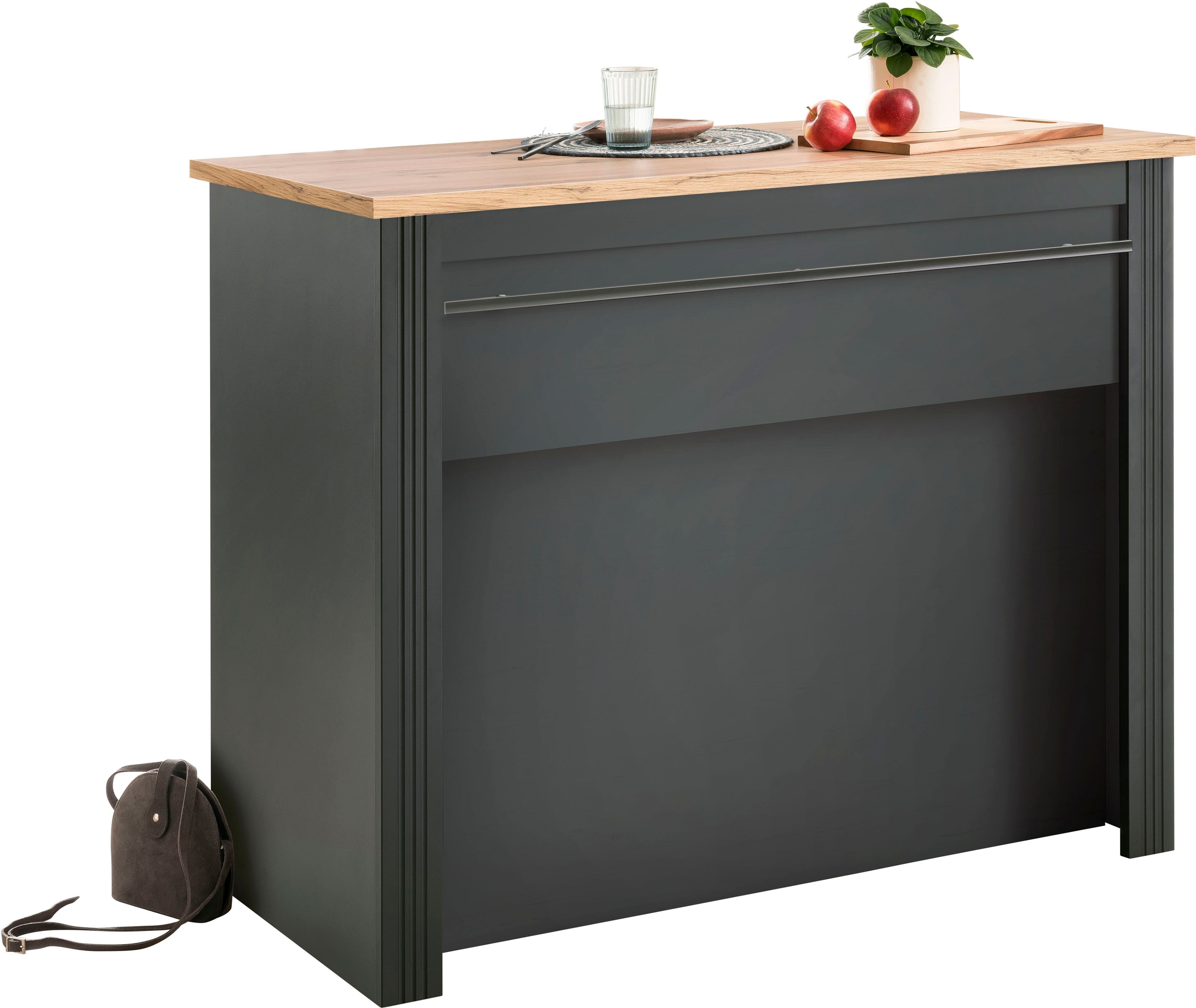 Unterschrank GOODPRODUCT "KS-Westminster", grau (grau dunkel), B:130cm H:105cm T:60cm, Schränke, Unterschrank, Küchentheke frei im Raum stellbar, Höhe 105 cm, exclusiv by Otto grau dunkel B/H/T: 130cm x 105cm x 60cm