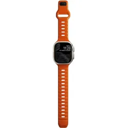 Nomad Sport Band 42/44/45/49mm Ultra (49 mm, Aluminium, Fluoroelastomer, Gummi, Kunststoff, Silikon), Uhrenarmband, Orange