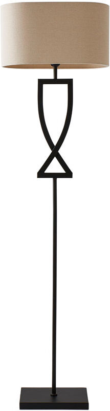 Metro Bultema 145.5cm Traditional Floor Lamp Black 145.5cm H X 40cm D