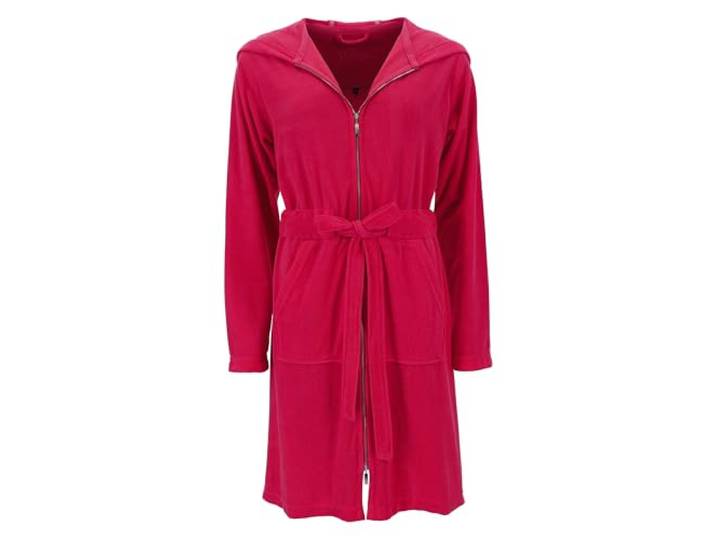 Vossen Damen Bademantel Tampa kirschrot M
