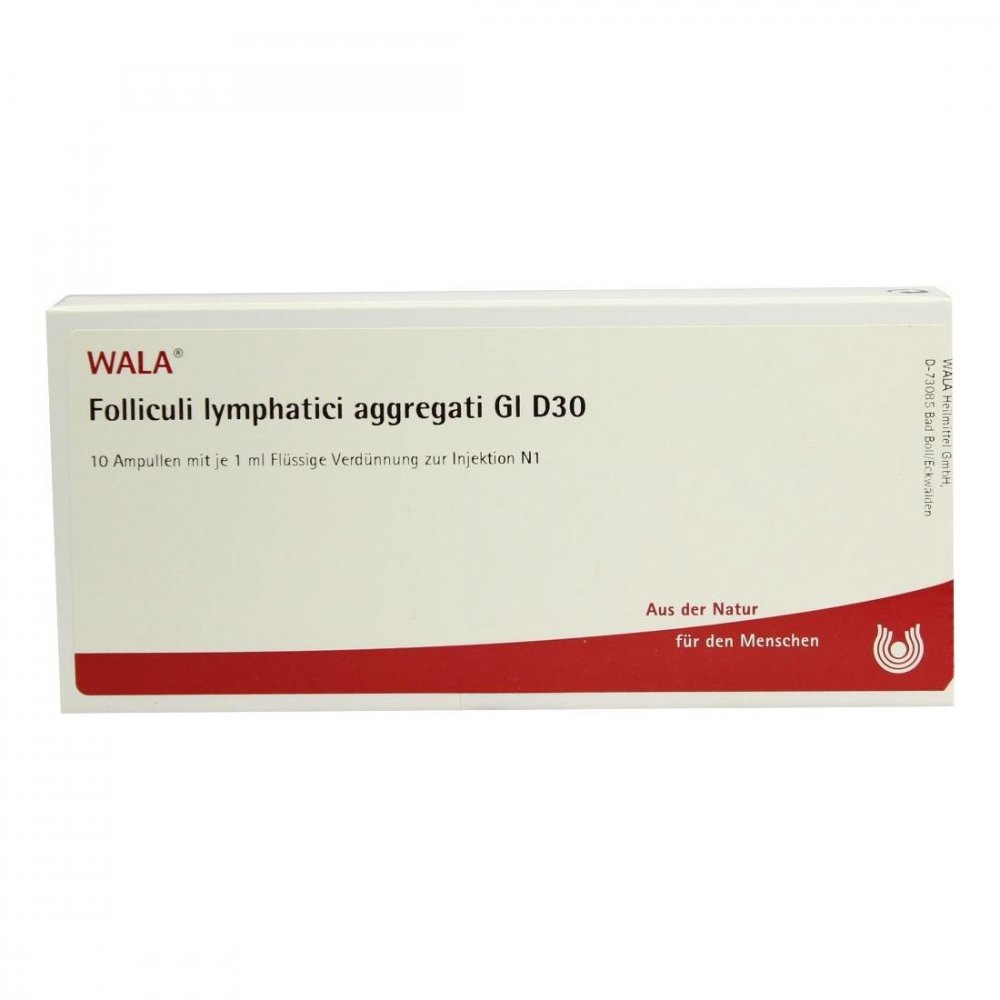 WALA Heilmittel GmbH Folliculi Lymphatici aggregati Gl D30 Ampullen 02876512