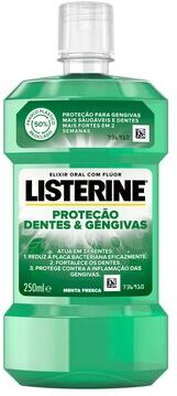 Listerine Elixir Proteção Dentes e Gengivas Menta 500 ml