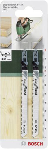Bosch Accessories 2609256724 Stichsägeblatt HCS, T 101 BR Clean for Wood 2St.