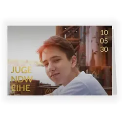 Dankeskarte Jugendweihe: Modern Style mit Foto