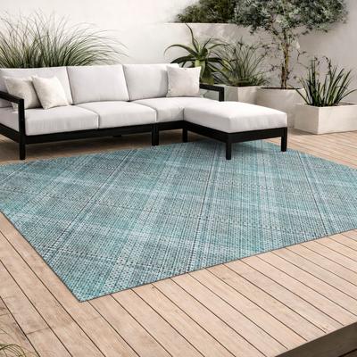 Addison Rugs Machine Washable Indoor/ Outdoor Plaid Harvard Chantille Rug