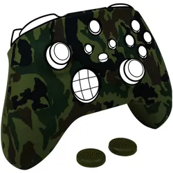 Nacon Gaming Controller Silicon Glove (camo green/inkl. 2 Thumb Grips) (Xbox One S, Xbox One X, Xbox Series S, Xbox Series X), Mehrfarbig