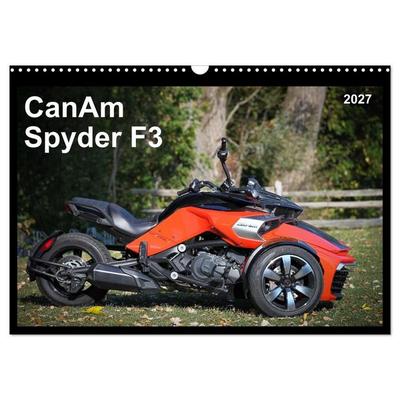 CanAm Spyder F3 (Wandkalender 2027 DIN A3 quer), CALVENDO Monatskalender