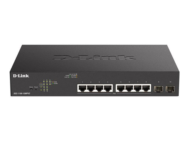D-Link DGS-1100-10MPV2/E Gigabit Smart Managed Switch