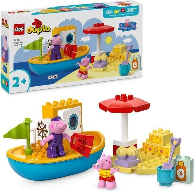 LEGO DUPLO Peppa Pig 10432 De Boottocht waterspeelset voor peuters